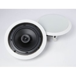 Jamo 6.5CSWH, 6.5" in-ceiling Speakers With 5" tweeters, 50W (Pair), White