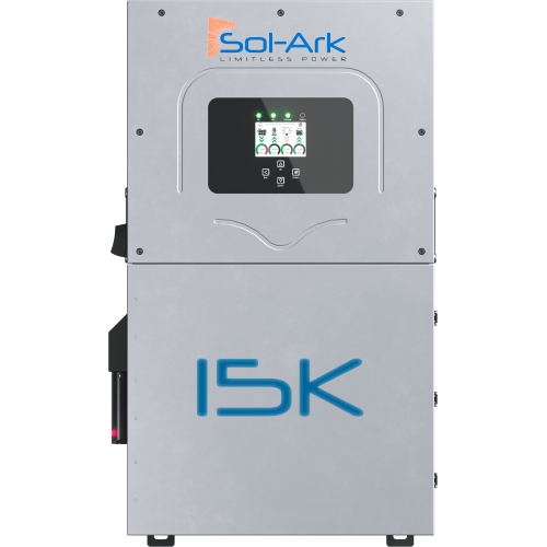 Sol-Ark 15K All-In-One Hybrid Solar Inverter | 120/240/208V 48V Pre-Wired | 10-Year Warranty